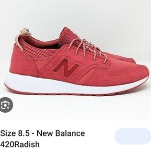 New Balance Women's 420 WRL420SC Lace Up Radish Running Shoes Sneaker Size 8.5